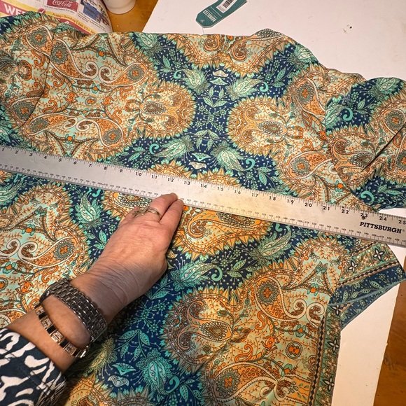 Earthbound Wrap around Twice Tunic mini dress large - Picture 10 of 13